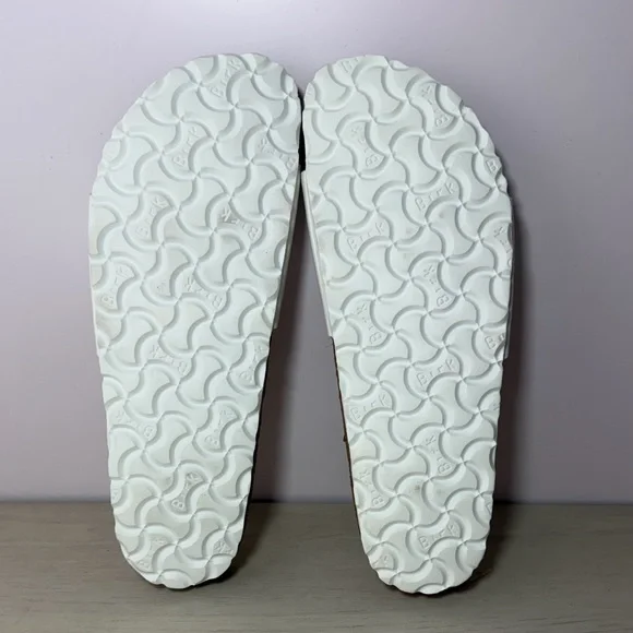 Birkenstock Madrid Birko-Flor White Sandals Size 38/ 7.5 - Picture 7 of 7